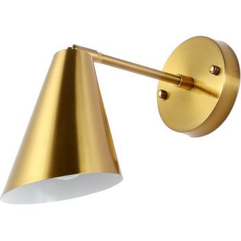 Lámpara Aplique De Pared - Cono Metal - Dorado - Livel  Dorado