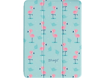 Funda tablet - Mr. Wonderful WMRIPD002 Flamencos, Para iPad de 10.2