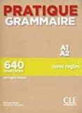 pratique grammaire a1-a2 livre  corriges
