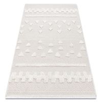 alfombra eko sizal moroc 22321 triangulos zigzag boho flecos estruct 78x150 cm
