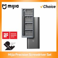 juego de destornilladores de precision mijia original con 24 puntas estuche de aluminio con iman kit de reparacion para telefonos relojes gafas y dispositivos electronicos herramienta de color