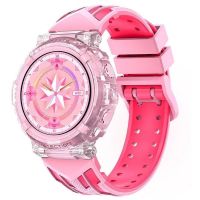 cool clever reloj smartwatch silicona rosa llamadas salud deporte
