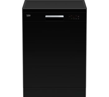 BEKO DFN16X10B Full-size Dishwasher - Black, Black