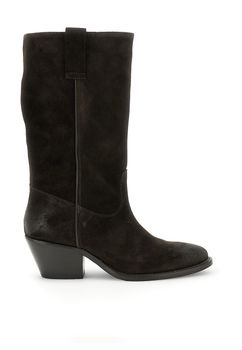 botas de ante dark brown 40