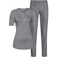 chloe short sleeve ankle length jersey pyjama set