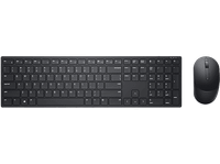 pack teclado  raton - dell km5221w inalambrico silencioso 12 teclas programables negro