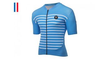 Maillot mangas cortas azul marino lebram ventoux fit azul