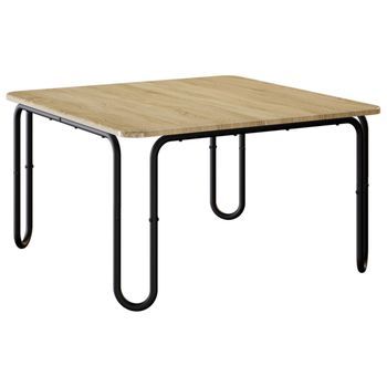 Mesa De Centro Roble Sonoma 100 X 100 X 45 Cm Vidaxl