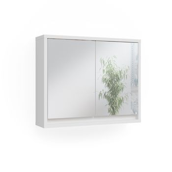 Armario Con Espejo Para Baño Mila 55 X 45 Cm Vicco
