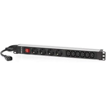 Regleta Eléctrica para Rack Salicru SPS PDU 4+6 Tomas Interruptor 1U