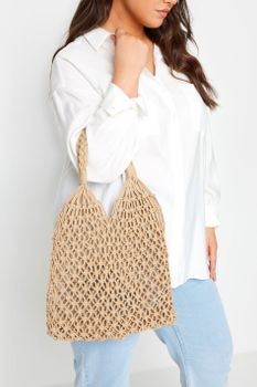 Bolsa Macramé Marrón