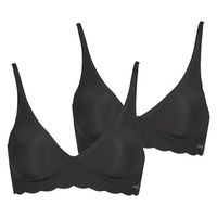 sloggi triangulosin aros zero microfibre 20 soft bra pack de 2 para mujer