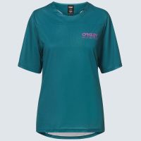 oakley womens factory pilot lite jersey - s - bayberry
