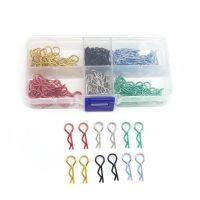 180pcs clips de cuerpo universales rc tipo r para escala 110 112 114 116 maxx losi hpi tamiya hsp piezas de repuesto