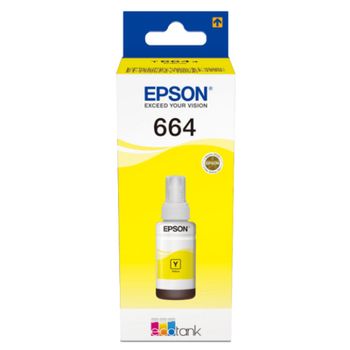 Epson T6644 Yellow Original Ink Bottle (C13T664440)