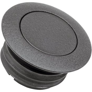 Tapón de combustible Harley-Davidson '83-'95 Pop-Up ventilado negro derecho