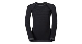 Odlo performance warm kids long sleeve jersey negro
