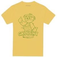 sesame street camiseta manga larga grouchy para mujer