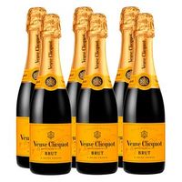 veuve clicquot yellow label  375 cl pack de 6 unidades