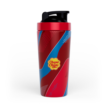 Vaso mezclador de metal reciclado Chupa Chups de Myprotein - Rojo