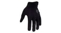 fox defend guantes largos negro