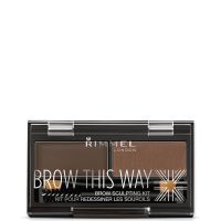 rimmel brow this way eyebrow kit various shade - 003 dark brown