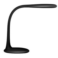 unilux lucy lampara de mesa 5 w led negro