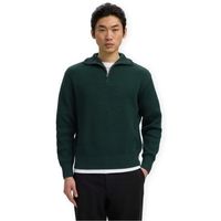selected jersey noos dry half zip knit - pine grove para hombre