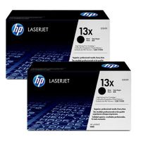 original multipack hp laserjet 1300t printer toner cartridges 2 pack -q2613x