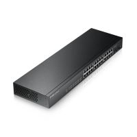 switch gestionado zyxel gs1900-24 v2 24 puertos gigabit 2 sfp rack 1u qos vlan l2