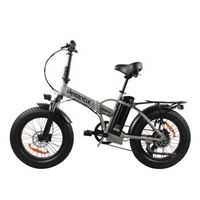 bicicleta electrica univercycle b3 - motor 350w bateria 48v13ah 20 pulgada neumaticos freno de disco hidraulico - gris