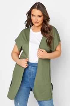 Yours Rebeca Fina Verde Con Manga Corta, Mujer Curvy Y Tallas Grandes, Yours