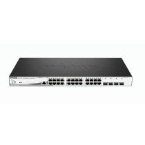 D-Link DGS-1210-28MP/E switch Gestionado L2 Gigabit Ethernet (10/100/1000) EnergÃa sobre Ethernet (PoE) 1U Negro, Gris