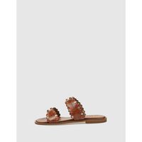 kotris sandalias sandalia ithaca flat marron para mujer