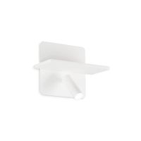 lampara de pared blanca l 180 x h 120 x p 140 mm