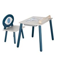 lulu - estacion multi-actividad montessori 60x52x47 cm en madera maciza para ninos a partir de 36 meses