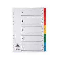 initiative index 1-5 clrd mylar tab
