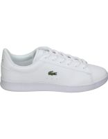 zapatillas para moda joven lacoste carnaby set junior 48suj0013 blanco 36