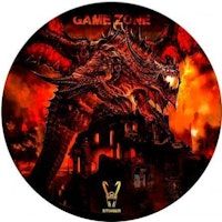 Alfombra Gaming Stinger Floorpad Roja Diámetro 120Cm