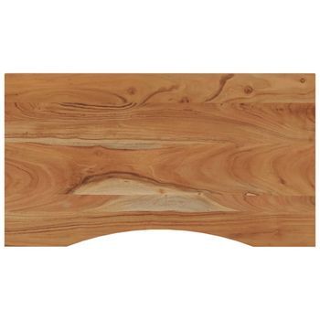 Tablero De Escritorio Rectangular Madera Acacia 100x50x2,5 Cm Vidaxl