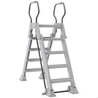 escalera para piscina con peldanos extraibles 132 cm - intex