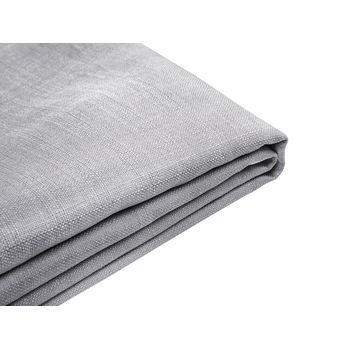 Funda Para Estructura De Cama 120 X 200 Cm Funda Adicional De Tela Tapicería Extraíble Gris Claro Fitou