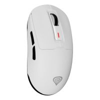 raton genesis inalambrico 12000 dpi triple modo ultraligero rgb blanco
