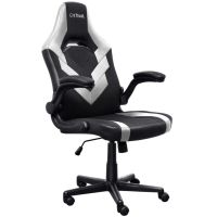 trust gxt 703w riye silla gaming negroblanco