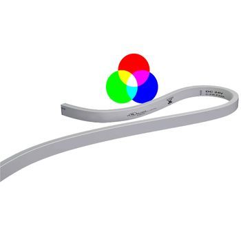 Foco Para Piscina Tira Led Flexible Flex Neon T2 Blanco Frio