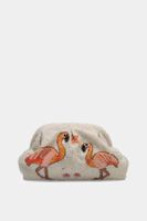 flamencos pedreria crossbody bolsillo