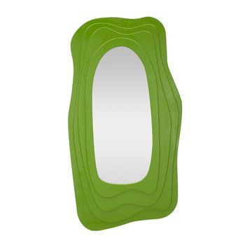 Espejo De Pared Verde Cm 90x4x165