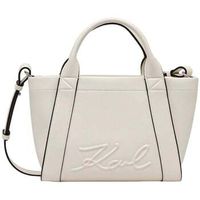 karl lagerfeld bolsa bolso tote kville blanco para mujer