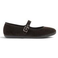 victoria zapatos de tacon oda mercedes terciopelo marron para mujer