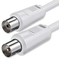cable de antena tv extensible macho-hembra r alargador de cable coaxial para television r conexion rapida y senal estable r ideal para tdt smart tv y decodificadores r disponible en 15 m 3 m 5 m y